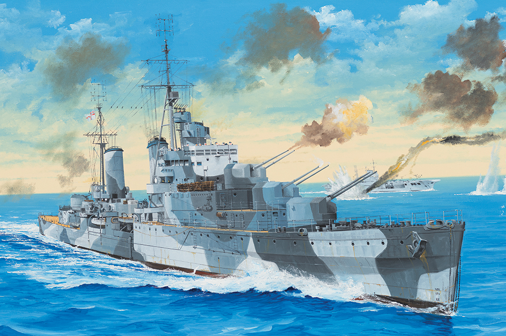 05366  флот  HMS Naiad  (1:350)