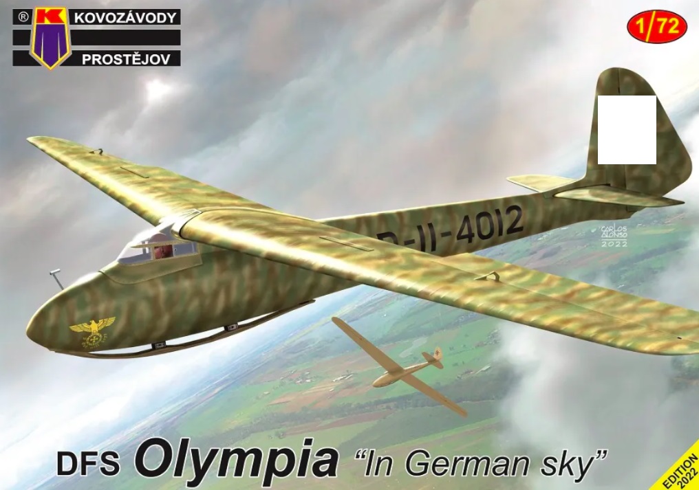 KPM0354  авиация  DFS Olympia "In German sky"  (1:72)