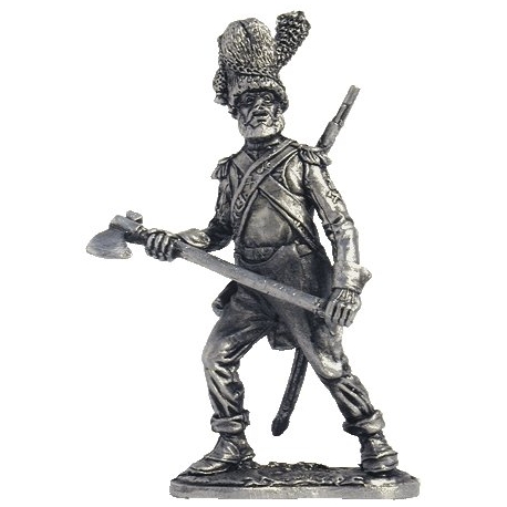 047 N  миниатюра  Сапер линейной пехоты, Франция 1804-14