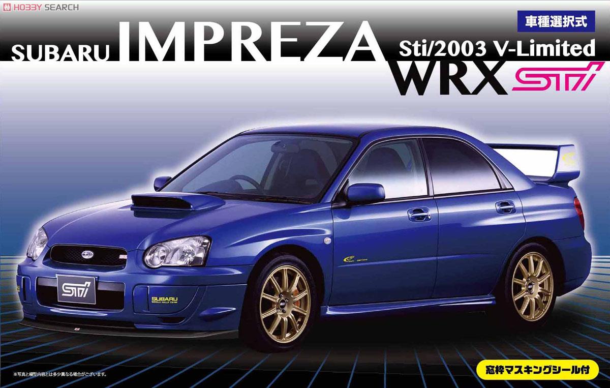 03940  автомобили и мотоциклы  Subaru Impreza WRX Sti 2003  (1:24)