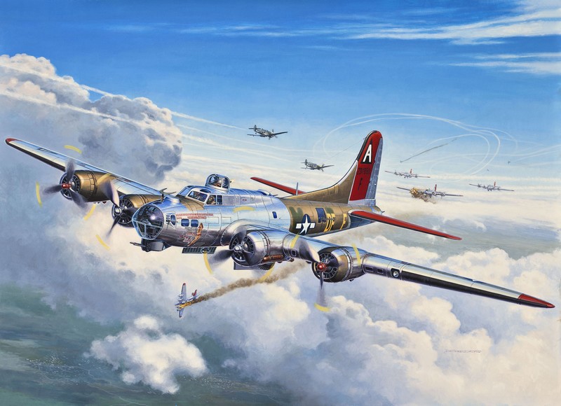 04283  авиация  B-17G "Flying Fortress"  (1:72)