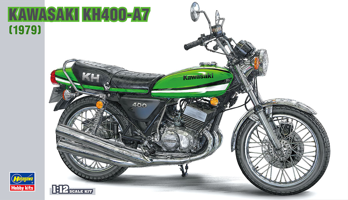 21506  автомобили и мотоциклы  Kawasaki KH400-A7 1979  (1:12)