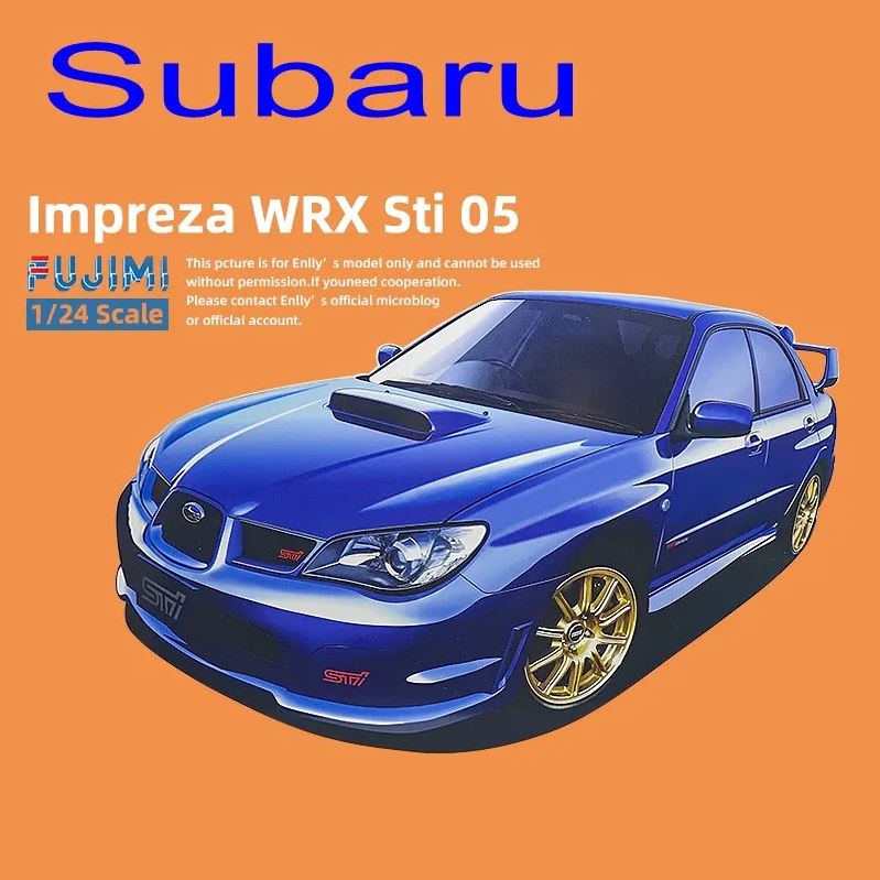 03669  автомобили и мотоциклы  Subaru Impreza Sedan WRX STi 2005  (1:24)