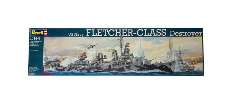 05091  флот  US Navy Fletcher-Class Destroyer  (1:144)