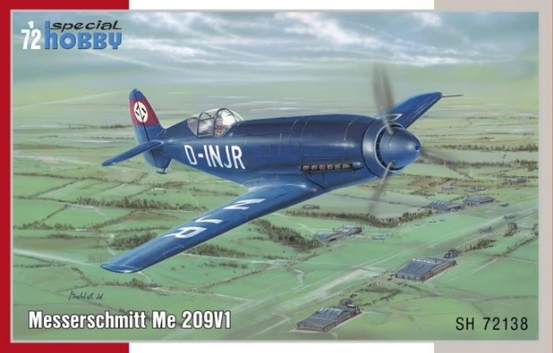 SH72138  авиация  Messerschmitt Me-209V1  (1:72)