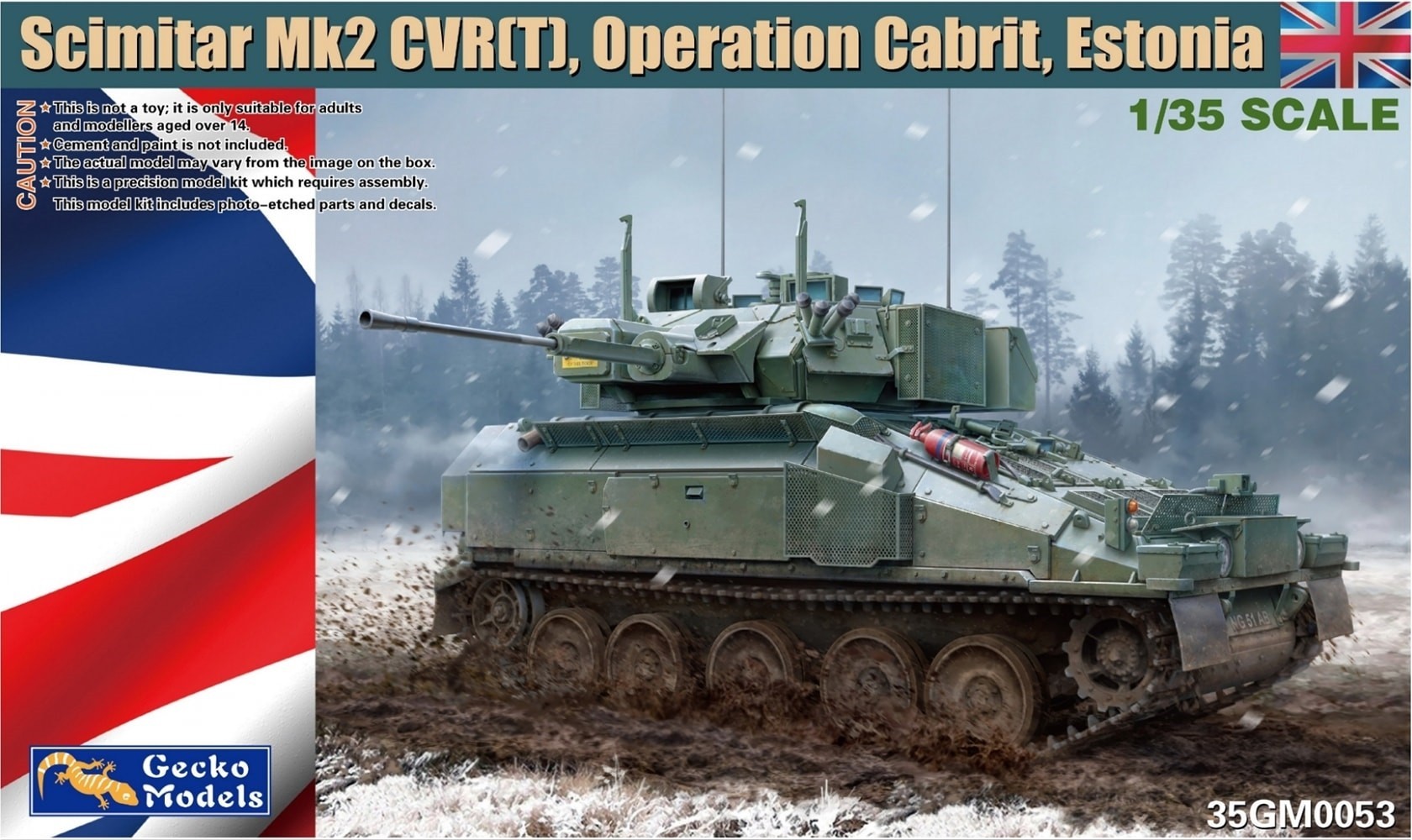 35GM0053  техника и вооружение  Scimitar MK2 CVR(T) Operation Cabrit, Estonia  (1:35)
