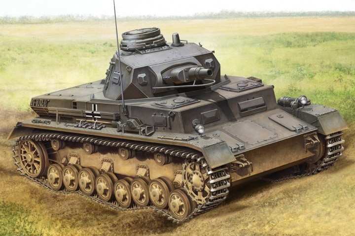 80131  техника и вооружение  German Panzerkampfwagen IV Ausf B  (1:35)