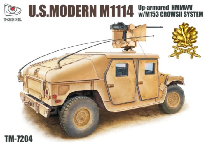 TM7204-G  техника и вооружение  US. Modern M1114 Up-Armored w/M153 CrowsII System (Golden)  (1:72)