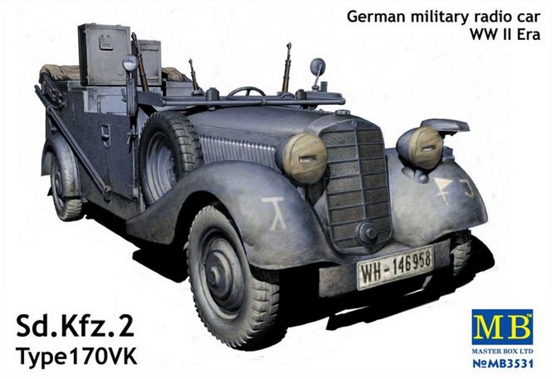 MB3531  техника и вооружение  KfZ 2 Type 170 VK Radio Car  (1:35)