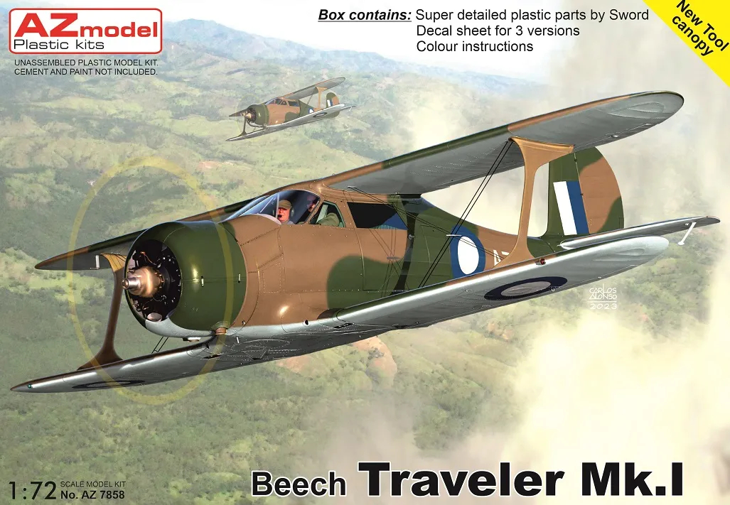 AZ7858  авиация  Beech Traveler Mk.I  (1:72)