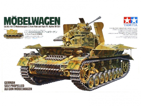 35237  техника и вооружение  ЗСУ Mobelwagen 3.7cm Flak (1:35)