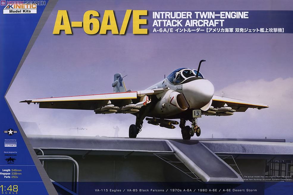 K48034  авиация  A-6A/E Intruder Twin-engine Attack Aircraft  (1:48)