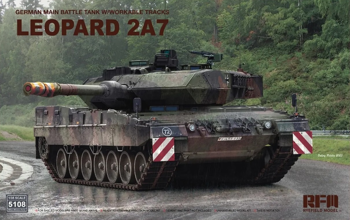 RM-5108  техника и вооружение  German Main Battle Tank Leopard 2 A7  (1:35)