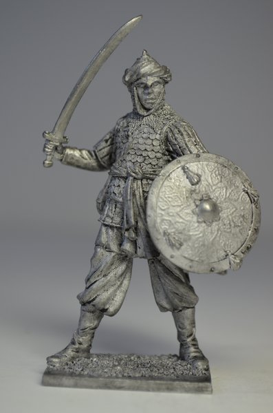 54-04  миниатюра  Мусульманский воин, 13 век