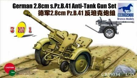 CB35034  техника и вооружение  German 2.8cm s.Pz.B.41 Anti-Tank Gun Set (1:35)