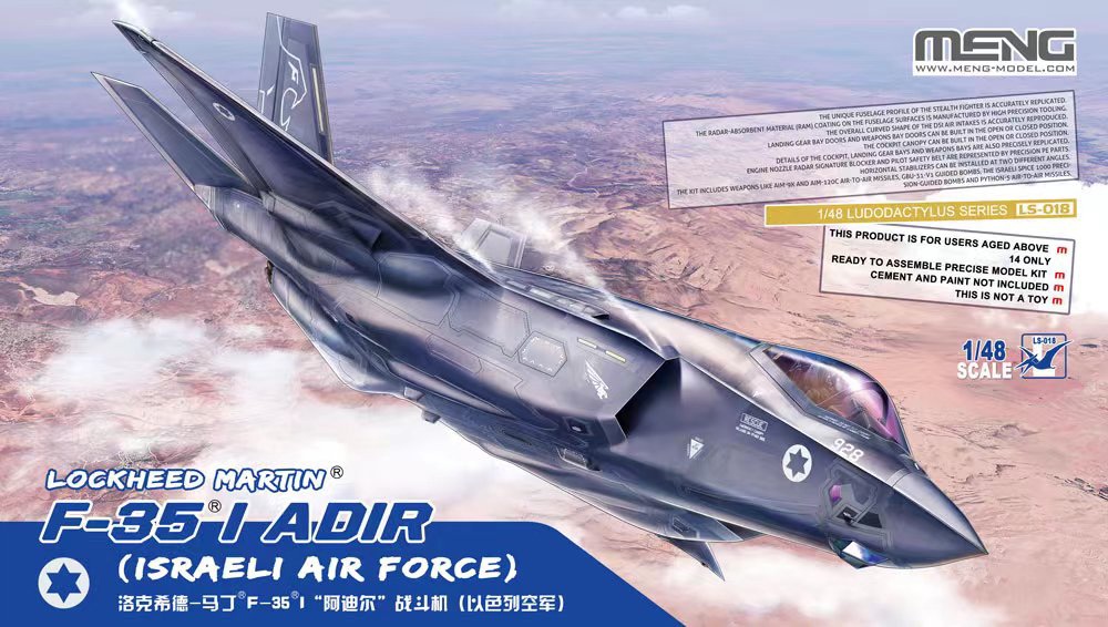 LS-018  авиация  Lockheed Martin F-35I Adir (Israeli Airforce)  (1:48)