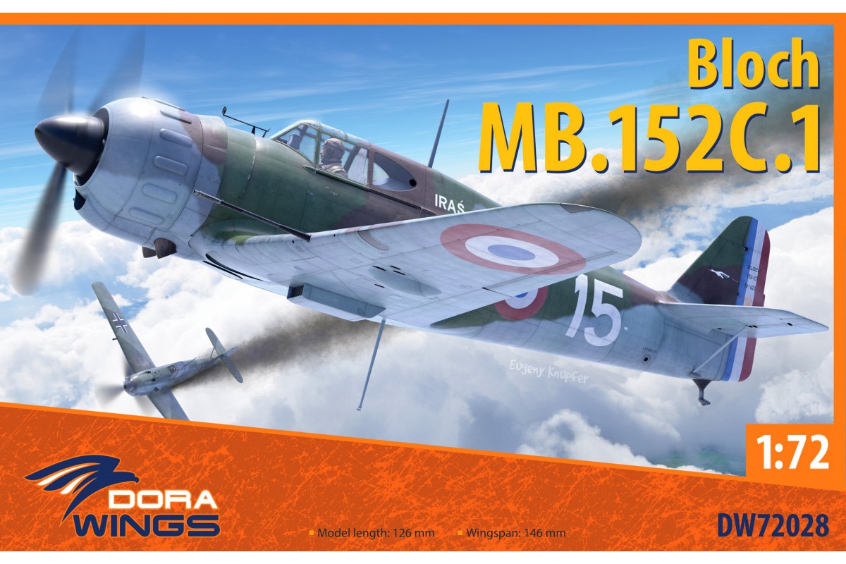 DW72028  авиация  Bloch MB.152C.1  (1:72)