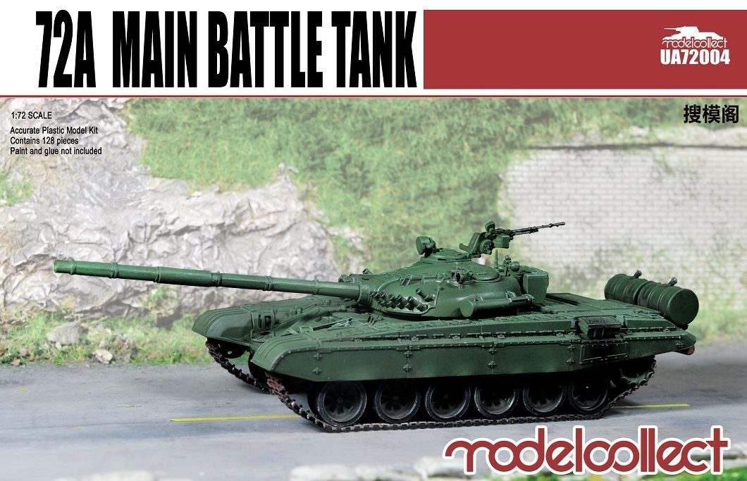 UA72004  техника и вооружение  Танк-72A Main battle tank  (1:72)