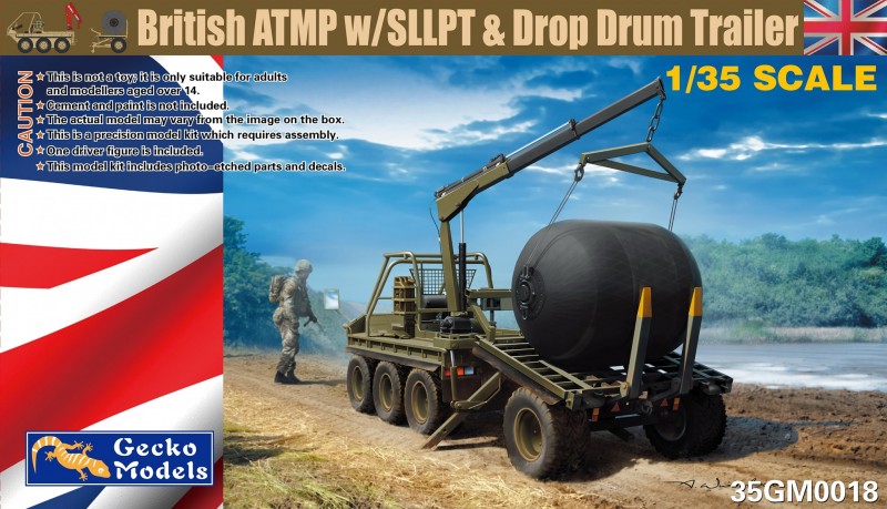 35GM0018  техника и вооружение  British ATMP w/SLLPT & Drop Drum Trailer  (1:35)