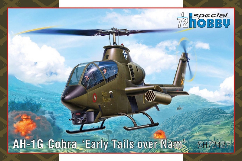 SH72427  авиация  AH-1G Cobra "Early tails"  (1:72)