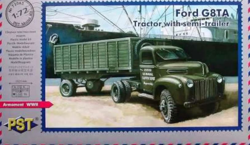 72065  техника и вооружение  Ford G8TA with Semitrailer (1:72)