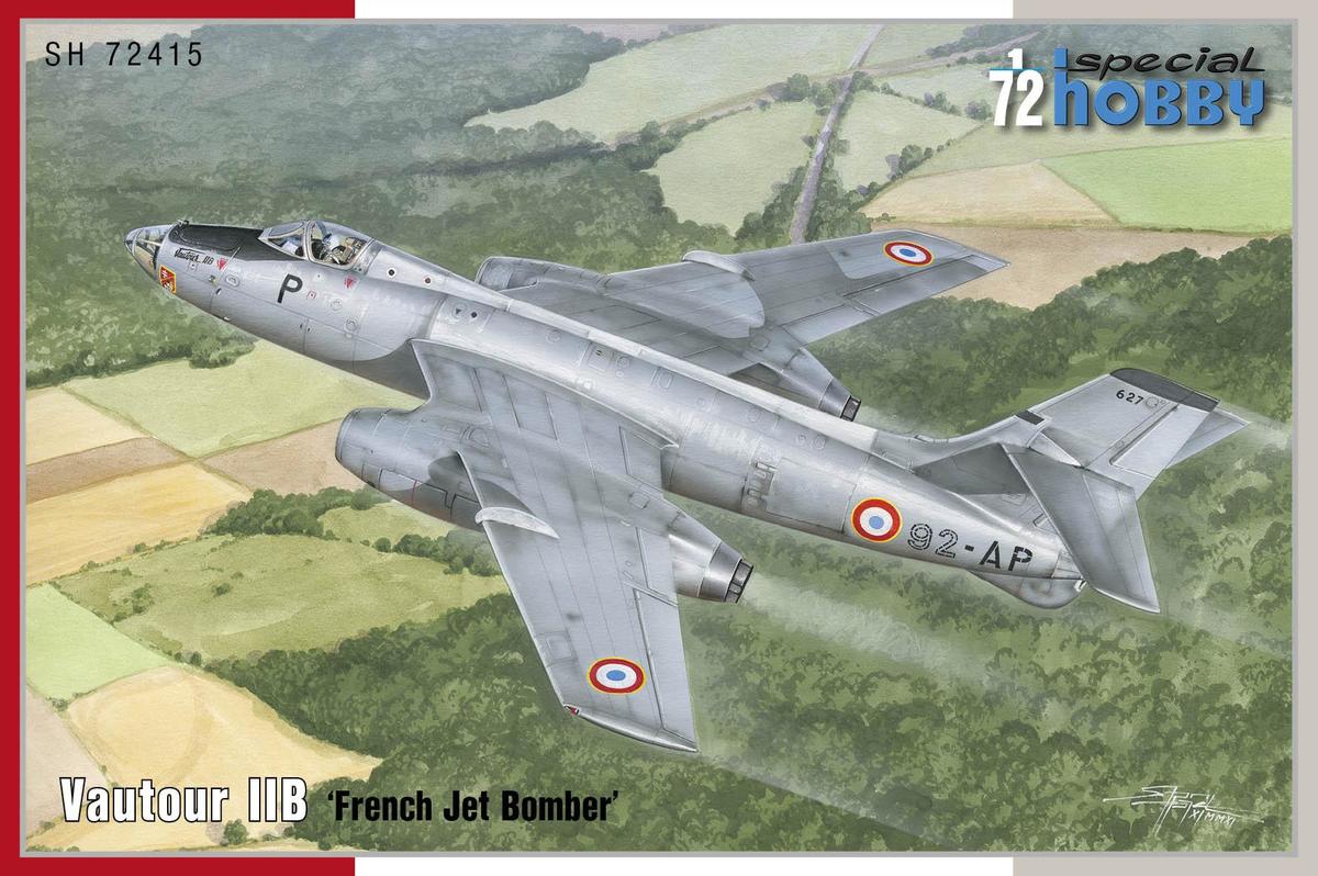 SH72415  авиация  Vautour IIB "French Jet bomber"  (1:72)