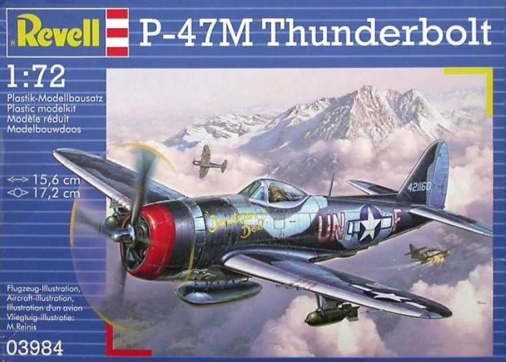 03984  авиация  P-47 M Thunderbolt  (1:72)