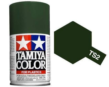 85002  краска  TS-2 Темно-зеленая 100мл