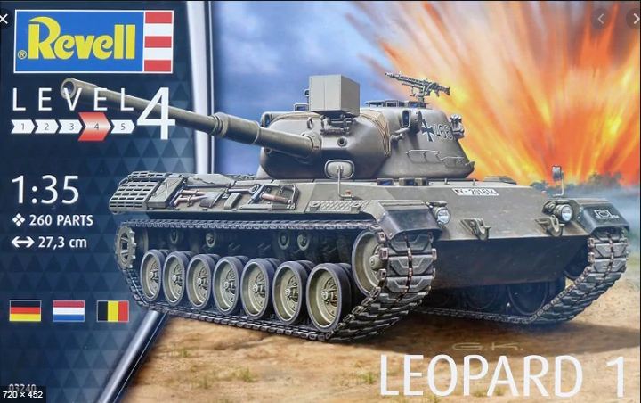 03240  техника и вооружение  Leopard 1  (1:35)