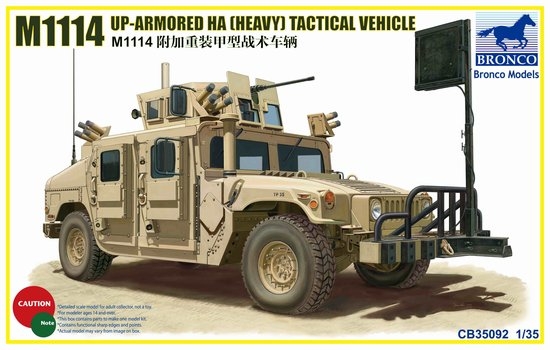 CB35092  техника и вооружение  M1114 Up-Armored HA (Heavy) Tactical Vehicle  (1:35)