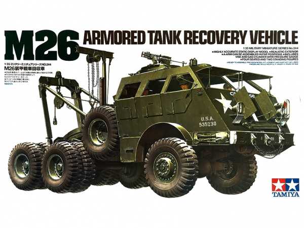 35244  техника и вооружение  M26 armored tank recovery vehicle (1:35)