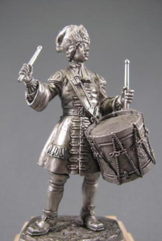 281 R  миниатюра  Гренад. барабанщик л-гвардии Преображенского плк. 1712