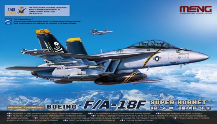 LS-013  авиация  Boeing F/A-18F Super Hornet  (1:48)