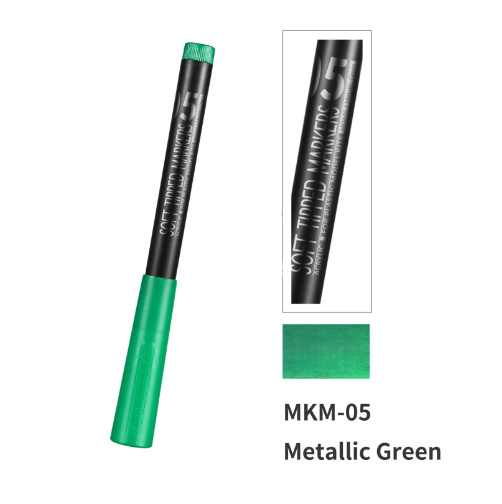 MKM-05  краска  Маркер зелёный металлик