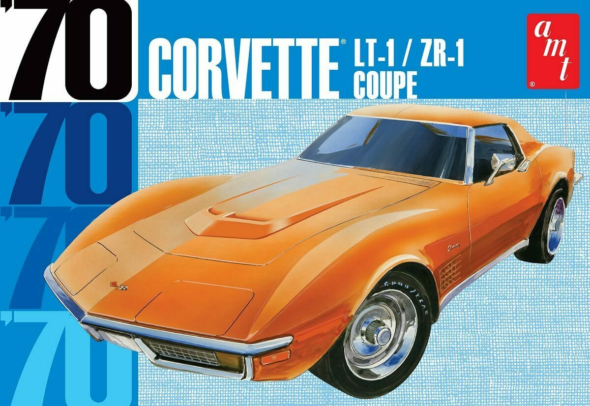 1097  автомобили и мотоциклы  1970 Chevy Corvette Coupe  (1:25)