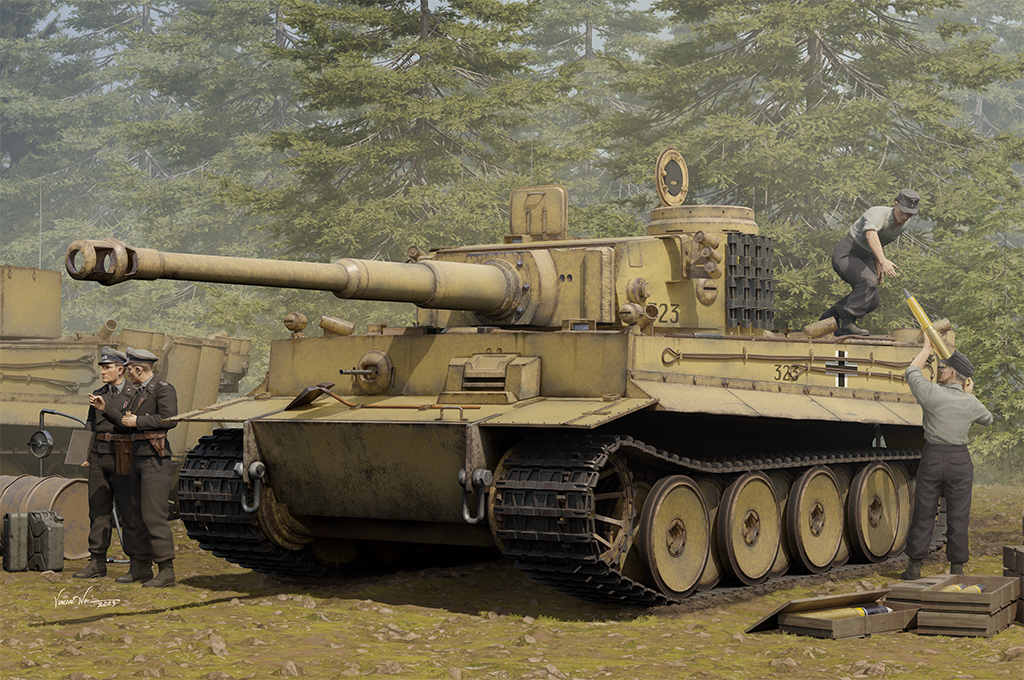 82607  техника и вооружение  Pz.Kpfw. VI Tiger 1- Early  (1:16)