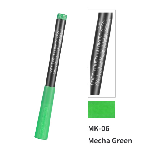 MK-06  краска  Маркер зеленый (Mecha Green)