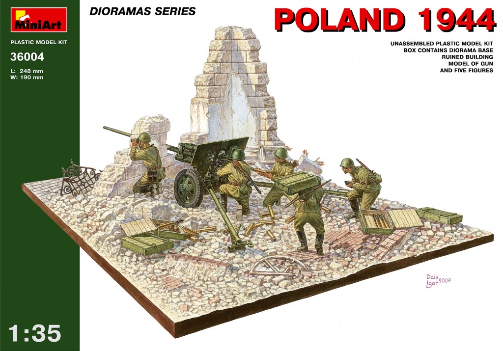 36004  наборы для диорам  POLAND 1944  (1:35)
