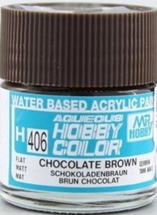 H406  краска 10мл  CHOCOLATE BROWN