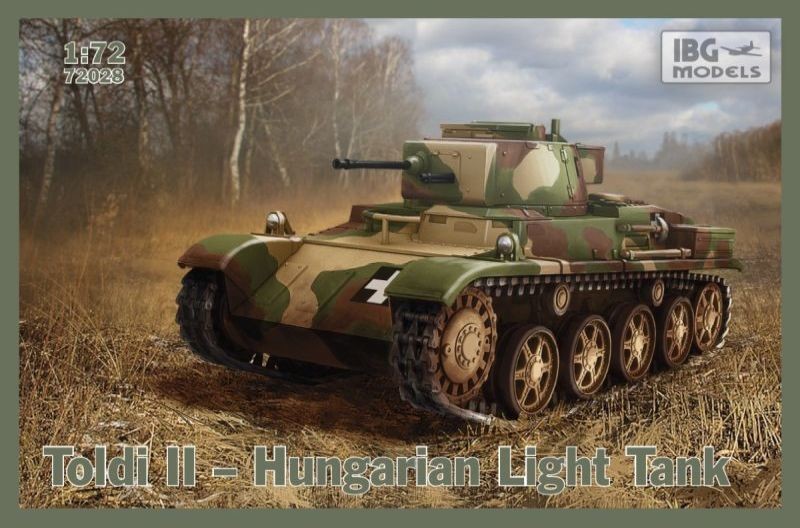72028IBG  техника и вооружение  TOLDI II Hungarian Light Tank  (1:72)