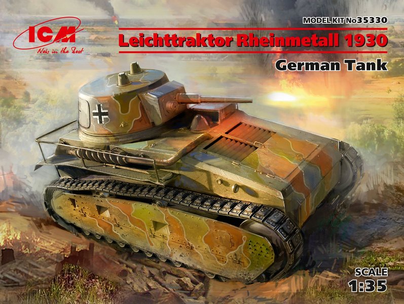 35330  техника и вооружение  Leichttraktor Rheinmetall 1930  (1:35)