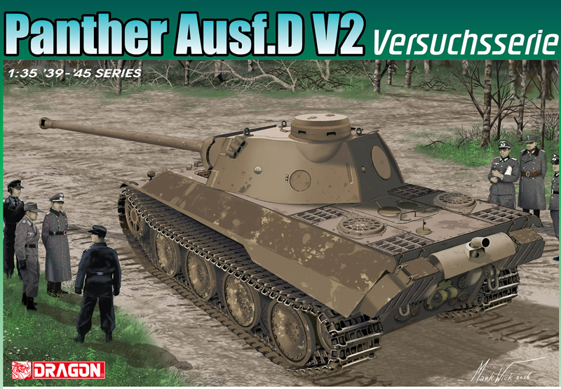 6830  техника и вооружение  Panther Ausf.D V2 Versuchsserie (1:35)