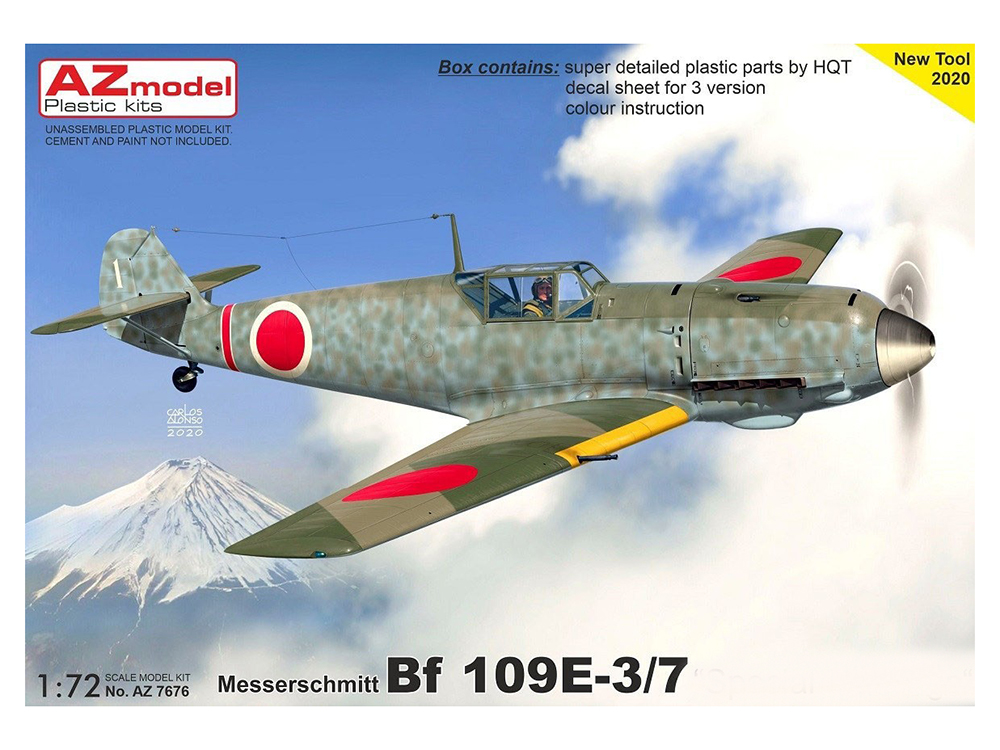 AZ7676  авиация  Messerschmitt Bf-109E-3/7 "Special Markings"  (1:72)