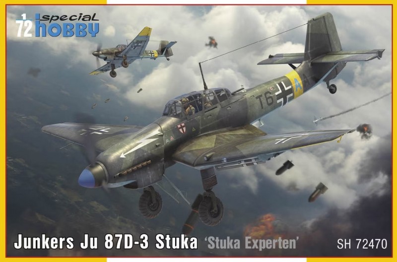 SH72470  авиация  Ju-87D-3 Stuka "Stuka Experten"  (1:72)