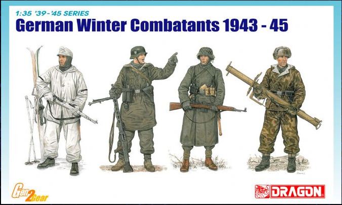6705  фигуры  German Winter Combatants 1943-45  (1:35)