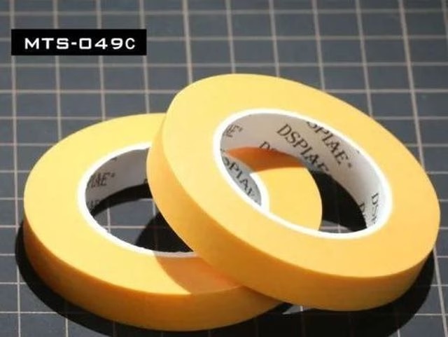 MTS-049c  инструменты для работы с краской  Маск. лента шириной 10 мм. Masking Tape - 10mm