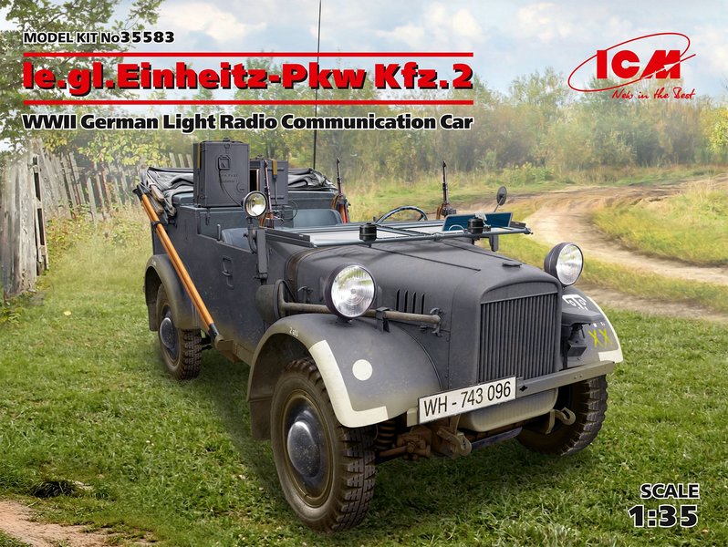 35583  техника и вооружение   WWII German Light Radio Communication Car  (1:35)
