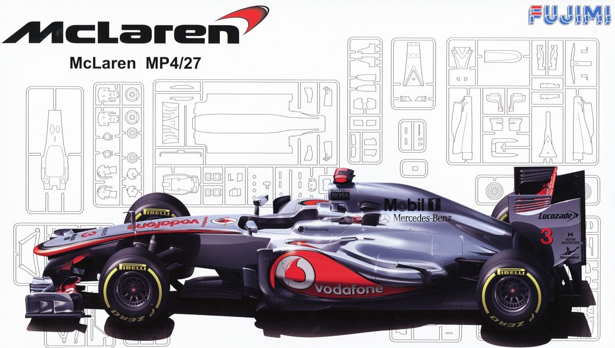 09200  автомобили и мотоциклы  McLaren MP4/27 Australian GP  (1:20)