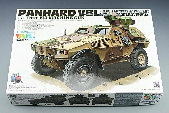 4619  техника и вооружение  Panhard VBL 12.7mm M2 machine gun Light Armoured Vehicle  (1:35)
