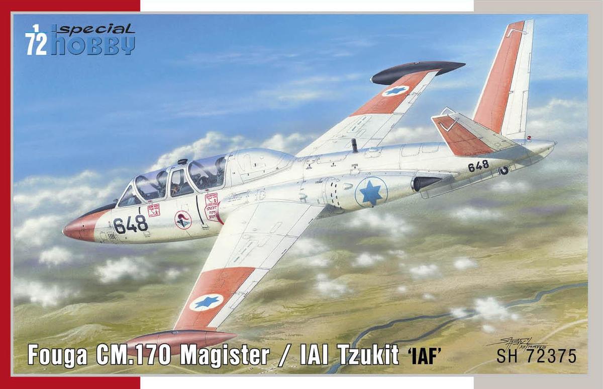 SH72375  авиация  Fouga CM/170 Magister / IAI Tzukit  (1:72)